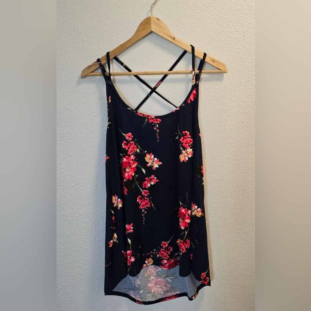 PaperMoon criss cross back women’s tank top